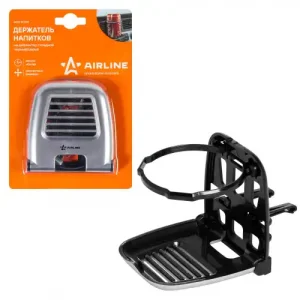 держатель напитков на дефлектор, складной, черный/серый! ACH-D-001 AIRLINE