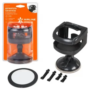 держатель напитков на приборную панель/окно/дефлектор, черный ! ACH-D-002 AIRLINE