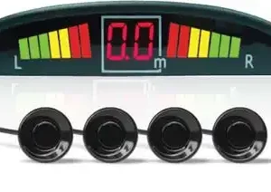 парктроник! 4 датчика + коннекторы, цветной светодиодный дисплей с цифровым табло A78012S AVS