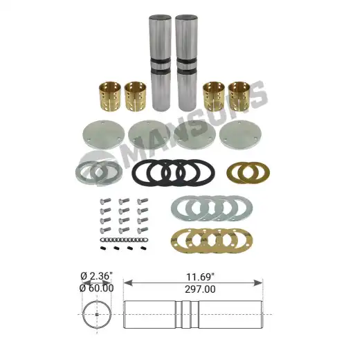 р/к шкворня! поворотного кулака SAUER ACHSEN 600.099 MANSONS