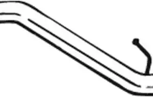 труба выхлопная! Mazda 3 (BL) 08> 800-209 BOSAL