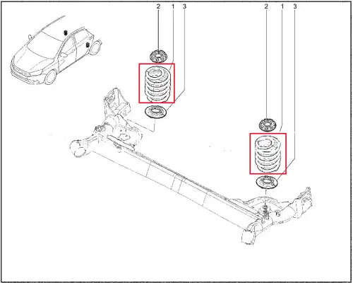 ПРУЖИНА ЗАДНЕЙ ПОДВЕСКИ 8450006758 LADA