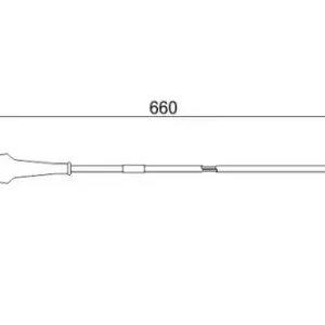 Датчик тормозных колодок BOSCH 1 987 473 575 электронный
