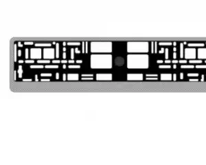рамка под номерной знак! 'карбон светлый' A78107S AVS