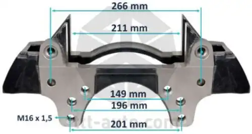 держатель скобы дискового тормоза !6отв. 22.5' Knorr SK7, SCHMITZ 20212 TTT