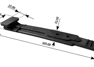 крепление брызговика!(р) резинкаRVI Magnum, MB Actros 700.008 MANSONS