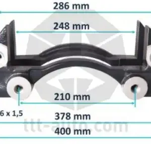 держатель скобы диск. тормоза! 6отв. 22.5' Knorr SB7/SN7, MB Axor 20226 TTT
