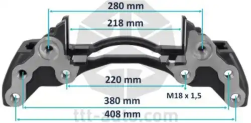 держатель скобы диск. тормоза! 6отв. правый 22.5' Wabco MAXX22, MAN 20266 TTT