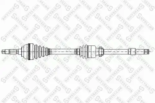 Вал приводной в сборе STELLOX 158 1010-SX