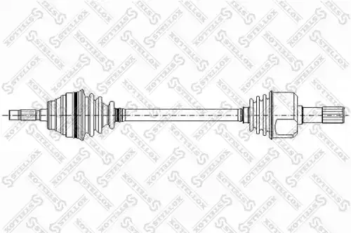 Вал приводной в сборе STELLOX 158 1002-SX
