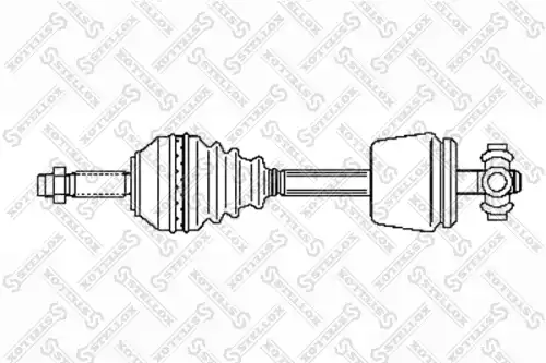 Вал приводной в сборе STELLOX 158 1012-SX