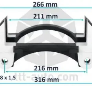 держатель скобы диск. тормоза! 4отв. 19.5' KnorrSN6, SAF 20208 TTT