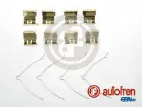 рем.к-кт торм.колодок пер.! Toyota Corolla 1.4/1.6/1.9D 97-02 D42565A AUTOFREN