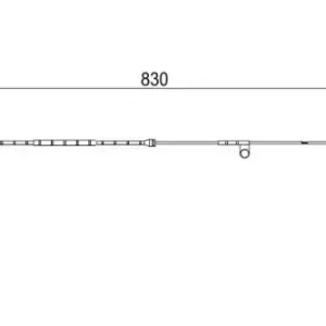 Датчик тормозных колодок BOSCH 1 987 473 579