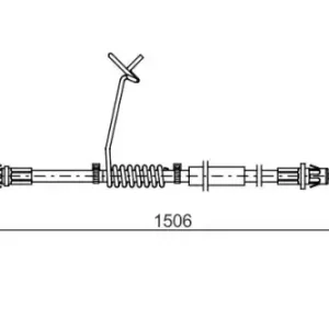 Трос ручного тормоза BOSCH 1 987 482 779