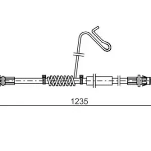 Трос ручного тормоза BOSCH 1 987 482 778