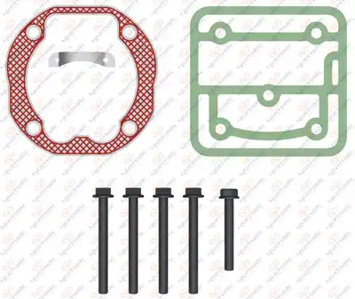 р/к компрессора! 10 поз. прокладки, сальники, упл. для Knorr LK3802-3925 MAN RK.01.463 YUMAK