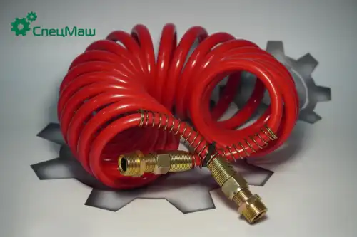 шланг витой! красный М22х1,5 (7.5 м ПОЛИАМИД)МАЗ, КАМАЗ 452.711.004.0-6 СПЕЦМАШ