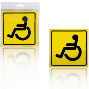 знак ''инвалид''! гост, внутренний, самоклеящийся 150x150мм, в уп. 1шт. AZN12 AIRLINE