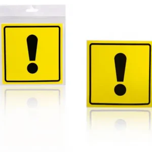 знак! 'начинающий водитель', гост, внутренний, самоклеящийся 150х150мм, в уп. 1шт. AZN11 AIRLINE