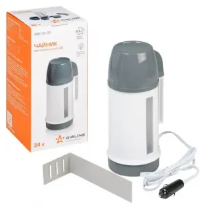 чайник автомобильный! 24в белый/серый пластик ABK-24-02 AIRLINE
