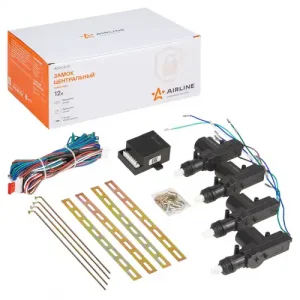 замок центральный! комплект,4 активатора с блоком управления ACD-LS-01 AIRLINE