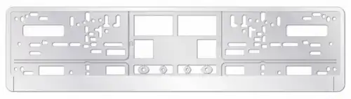 рамка под номерной знак! белая A78563S AVS