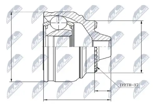 ШРУС наружный NTY NPZ-BM-009