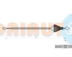 Трос ручного тормоза ADRIAUTO 13.0221.1