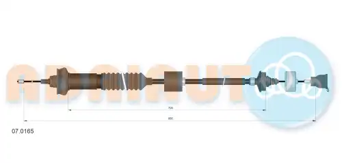 Трос сцепления ADRIAUTO 07.0165