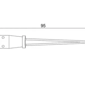 Датчик тормозных колодок BOSCH 1 987 473 006 электронный