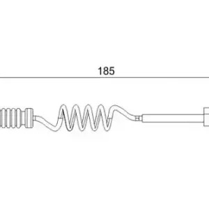 Датчик тормозных колодок BOSCH 1 987 473 007 электронный