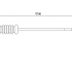 Датчик тормозных колодок BOSCH 1 987 473 011 электронный