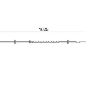 Датчик тормозных колодок BOSCH 1 987 473 026 электронный