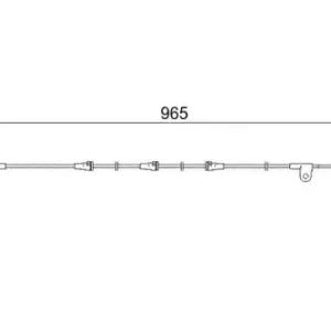 Датчик тормозных колодок BOSCH 1 987 473 027 электронный