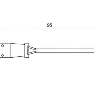 Датчик тормозных колодок BOSCH 1 987 473 036 электронный