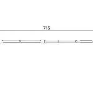 Датчик тормозных колодок BOSCH 1 987 474 946 электронный