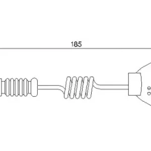 Датчик тормозных колодок BOSCH 1 987 474 963 электронный