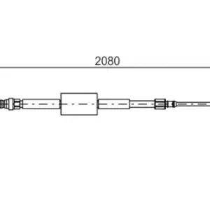Трос ручного тормоза BOSCH 1 987 477 787