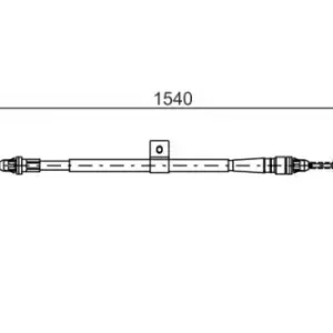 Трос ручного тормоза BOSCH 1 987 477 992