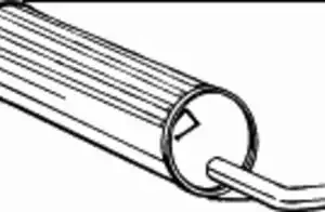 глушитель задняя часть! Toyota RAV 4 2.0i 16V 4WD 97-00 278-839 BOSAL