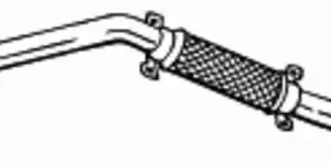 [200103J300] !труба глушителя приемная Nissan Primera 1.6i 16V 96-02 803-017 BOSAL