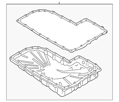 Поддон картера КПП VAG 0CK321359M