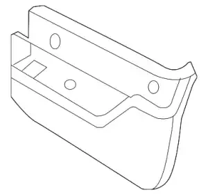 НАКЛАДКА ПОРОГА KB7W-51-PW1 MAZDA
