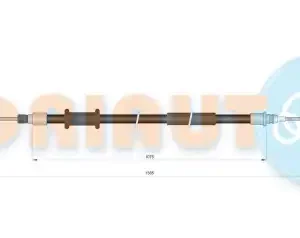 Трос ручного тормоза ADRIAUTO 11.0219.2