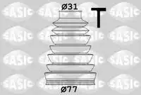 к-кт пыльника ШРУСа внутреннего! 6-ст. МКПП VW T5/Multivan 2.5TDi 03> 1906154 SASIC