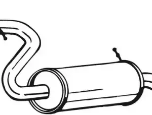 глушитель средняя часть! Audi A3 2.0FSi BVY/BMB/BLX/BLR/AXW 03-07 105-877 BOSAL