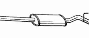 глушитель средняя часть! Nissan Note 1.4i 16V 06> 286-277 BOSAL