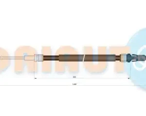 Трос ручного тормоза ADRIAUTO 55.0293