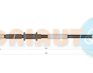 Трос ручного тормоза ADRIAUTO 11.0217.1